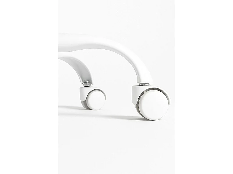 Silla de Escritorio sin brazos White Vint Office - Diseño innovador - Ideal para Estudio y Oficinas