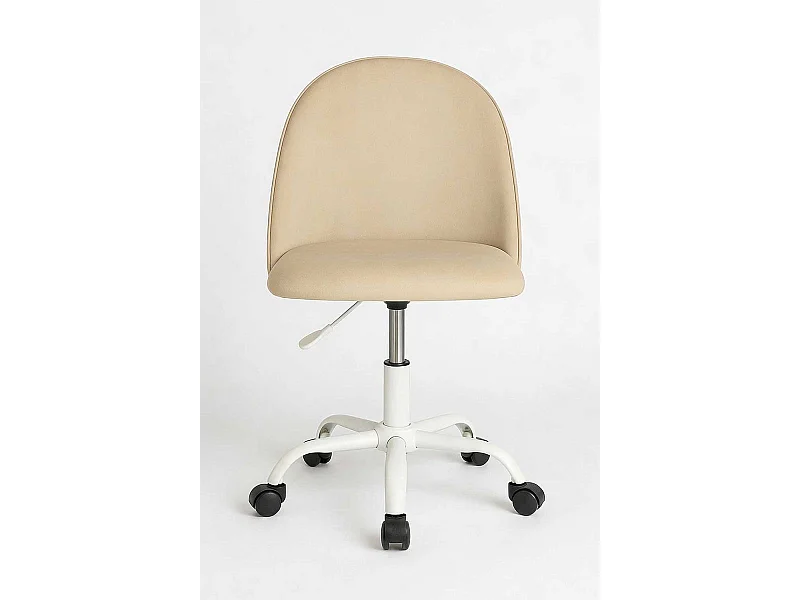 Silla de Escritorio sin brazos White Vint Office - Diseño innovador - Ideal para Estudio y Oficinas