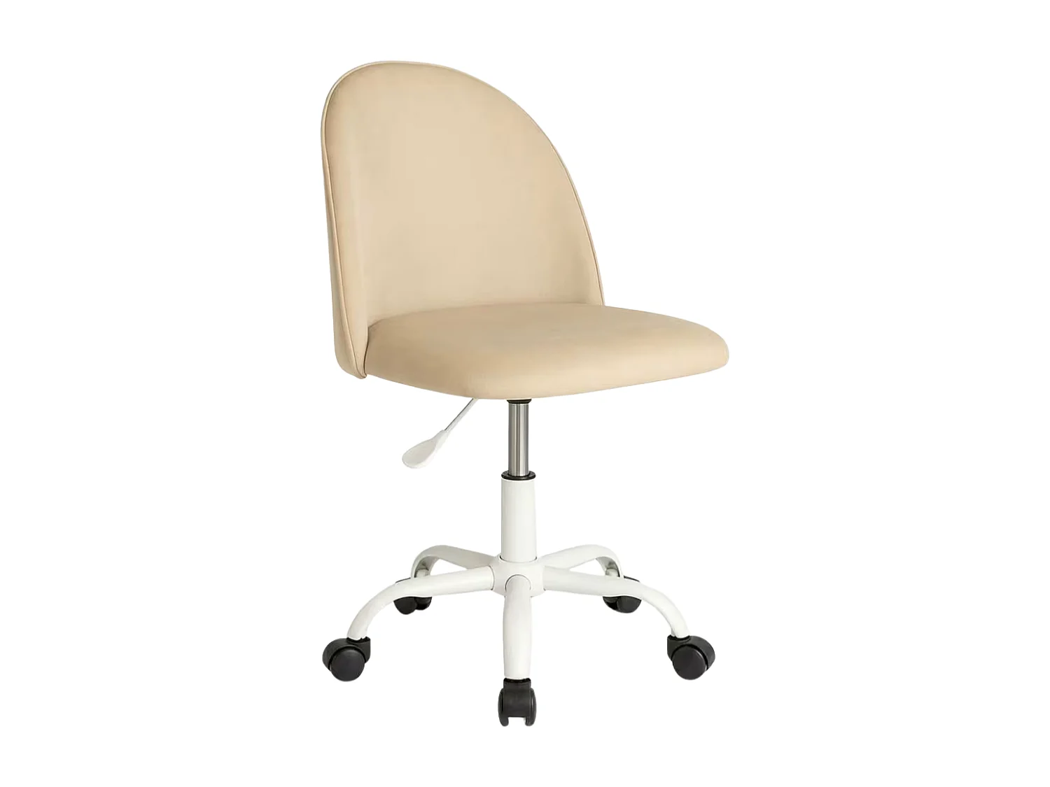 Silla de Escritorio sin brazos White Vint Office - Diseño innovador - Ideal para Estudio y Oficinas