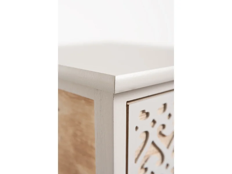 Muebles Auxiliares - Mueble Auxiliar Cloak Blanco Ancho 3 Cajones