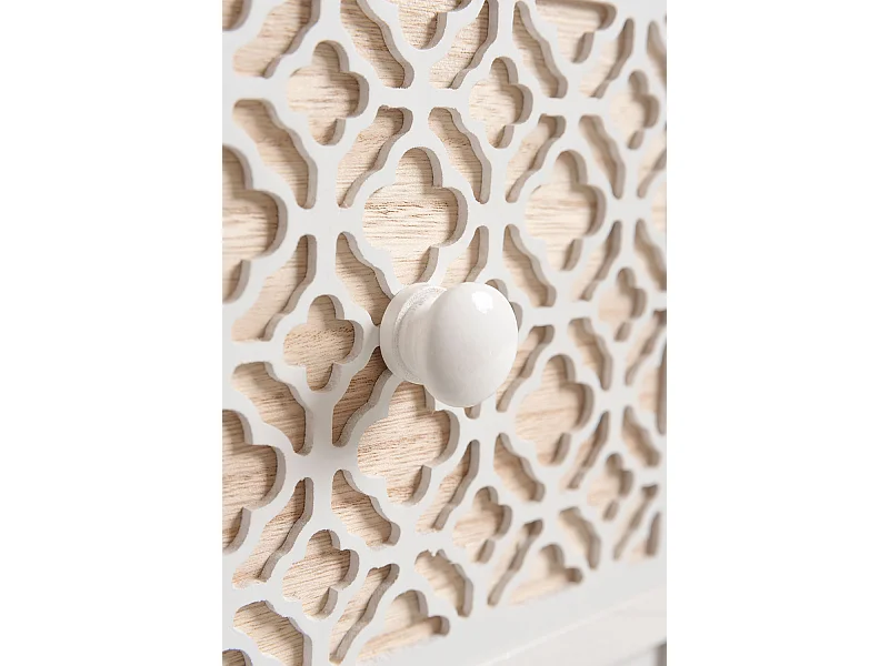 Muebles Auxiliares - Mueble Auxiliar Egle Blanco Ancho 4 Cajones