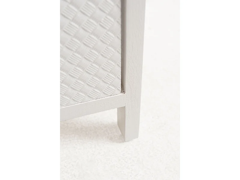 Muebles Auxiliares - Mueble Auxiliar Lotuc Blanco Estrecho 4 Cajones