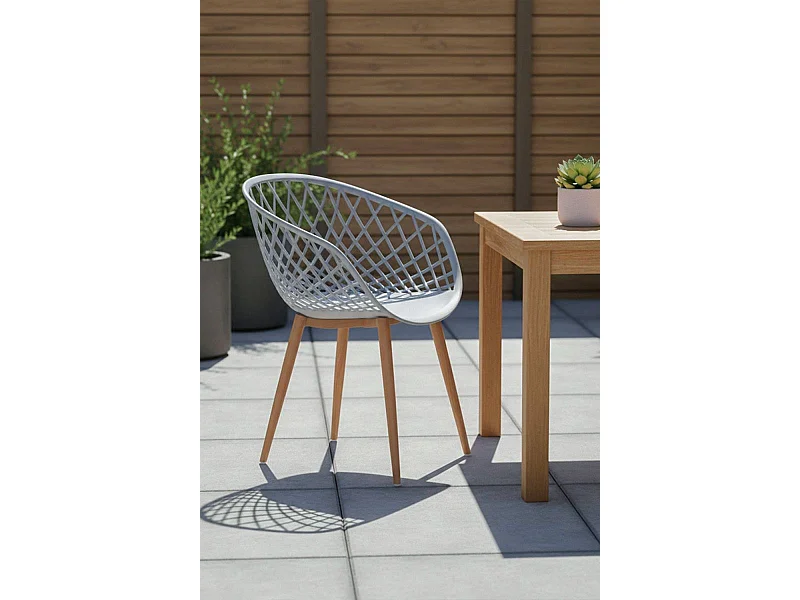 Sillas Jardín - Silla Vera - Gris