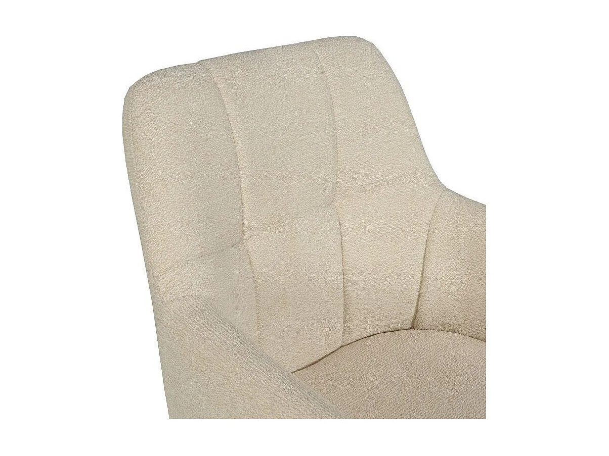 Lot de 2 chaises pivotantes LINEA / Beige