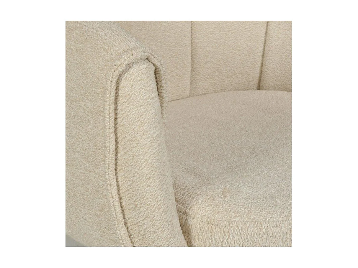 Lot de 2 chaises pivotantes LINEA / Beige