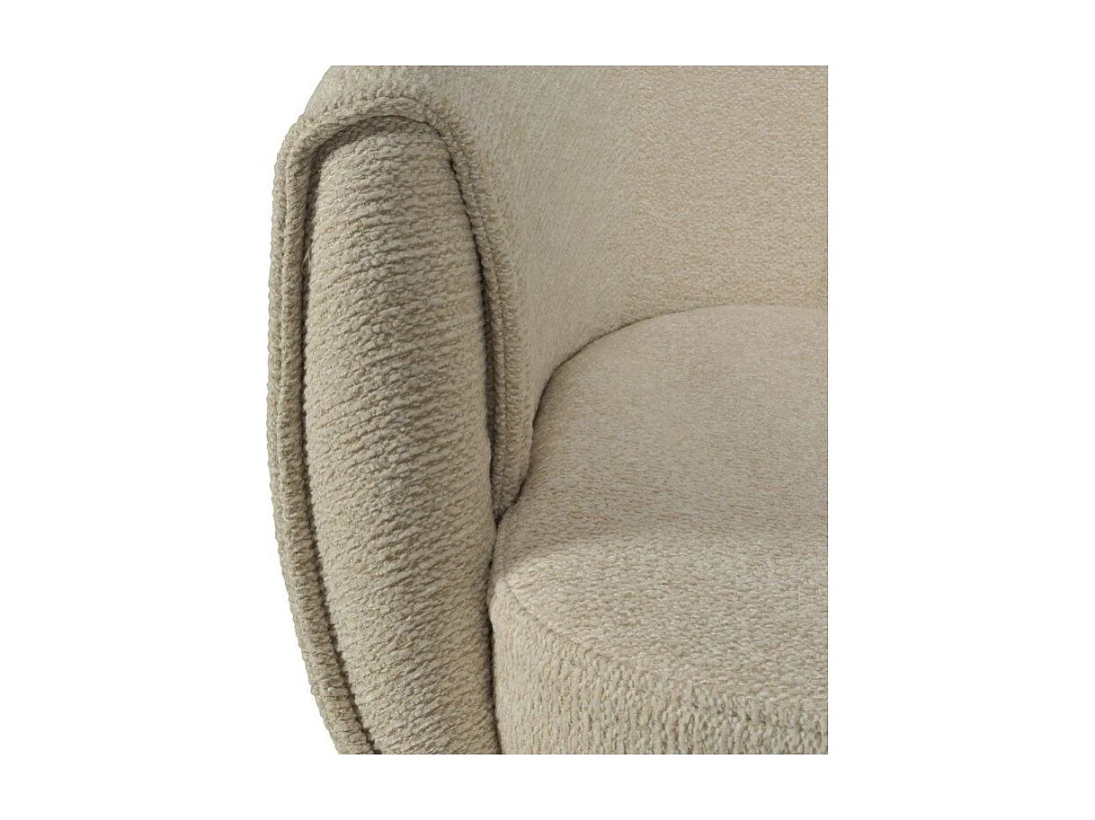 Lot de 2 chaises pivotantes LINEA / Beige