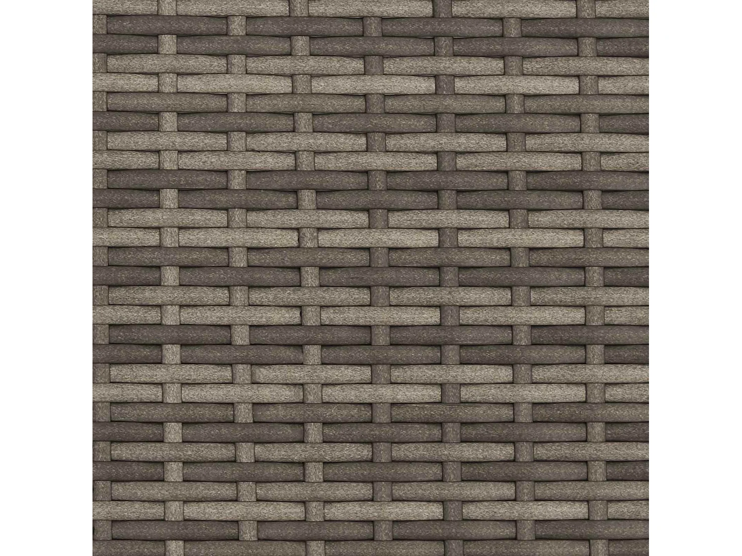 Juegos de muebles con cojín 3 pcs Gris y Gris Oscuro Ratán