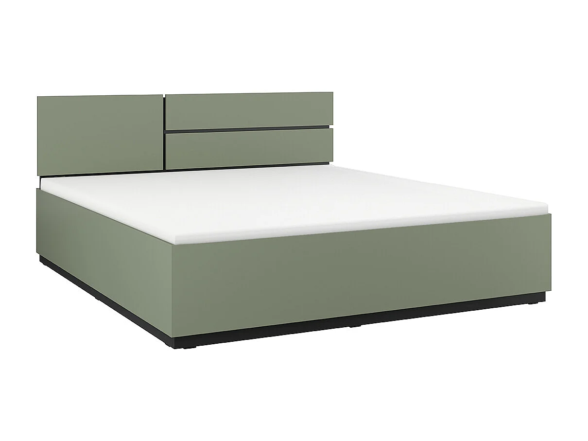 Seng 180x200 inklusive lamelbund Lilia Green