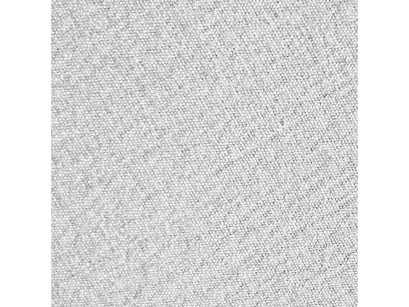 Fauteuil rond pivotant 360° en tissu chiné gris clair - TALIA