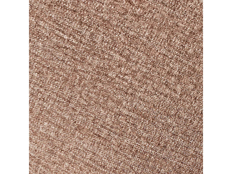 Fauteuil rond pivotant 360° en tissu chiné bois de rose - TALIA