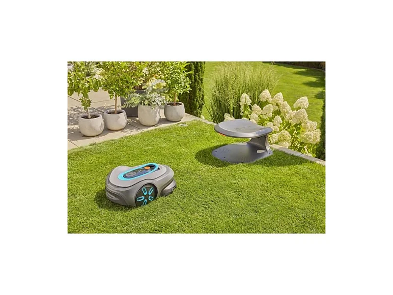 Tondeuse robot - GARDENA - Smart SILENO max 1200 - Surface 1200 m² - DuoConnect - Bluetooth - Inclus smart Gateway