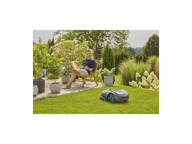 Tondeuse robot - GARDENA - Smart SILENO max 1200 - Surface 1200 m² - DuoConnect - Bluetooth - Inclus smart Gateway