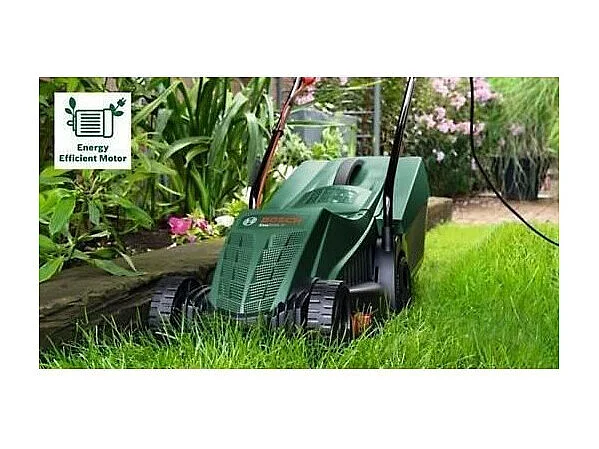 Bosch Tondeuse UniversalRotak 34V-26 (1 300 W, largeur de coupe : 34 cm, bac de ramassage 40 litres)