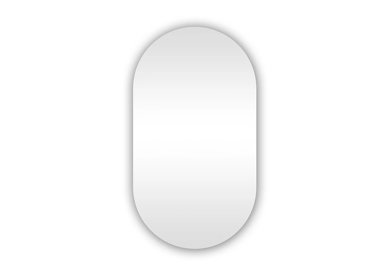 AICA Espelho de Banho com LED Branco,50×90cm,Antiembaçante,Regulagem Contínua e Memória