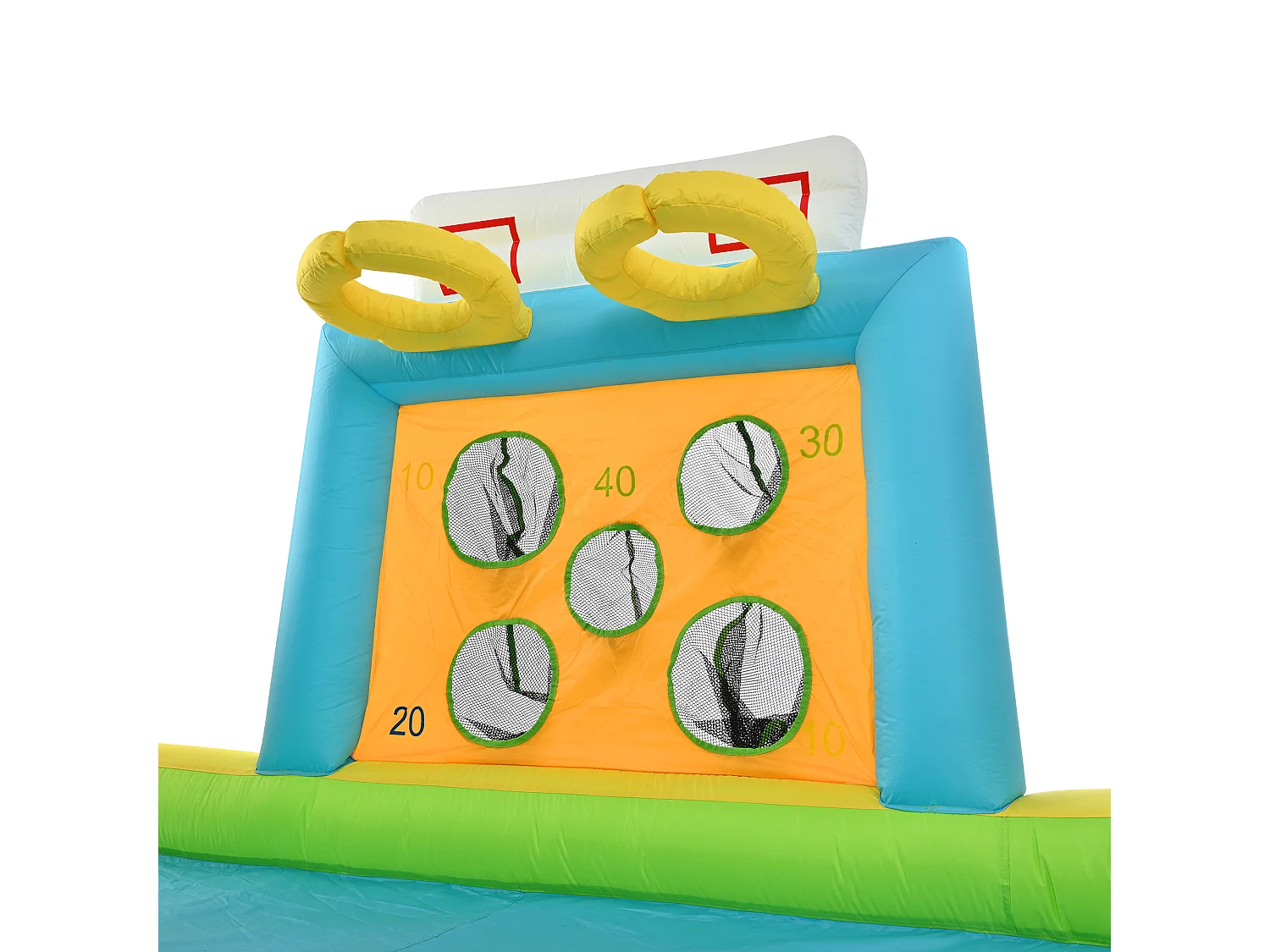 Château gonflable multifonctionnel pour enfants avec souffleur - Tissu Oxford Bleu