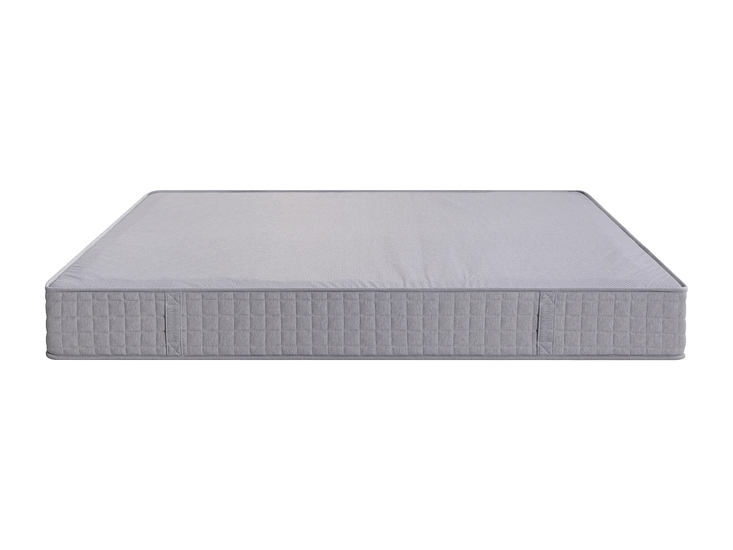 Matelas ergonomique à ressorts 7 zones - 140 x 200 cm - 25 cm de hauteur - mousse + ressort - blanc