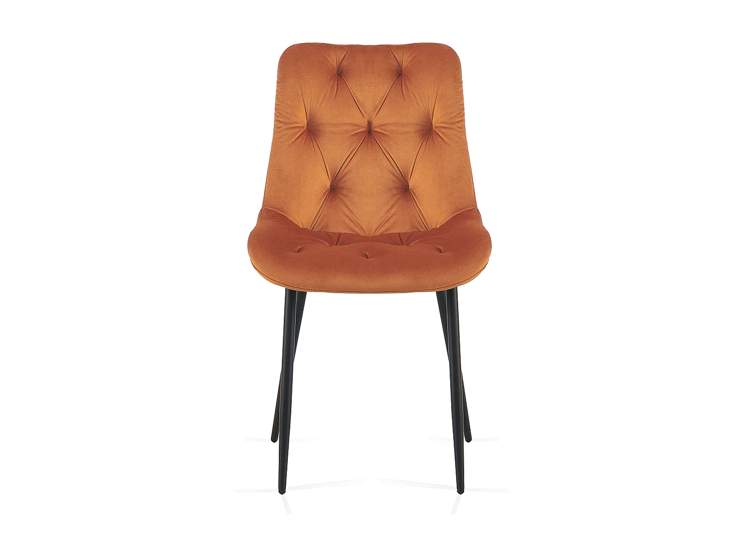 SONARA Modern Set of 4 Velvet Dining Chairs with Ergonomic Upholstered Seat