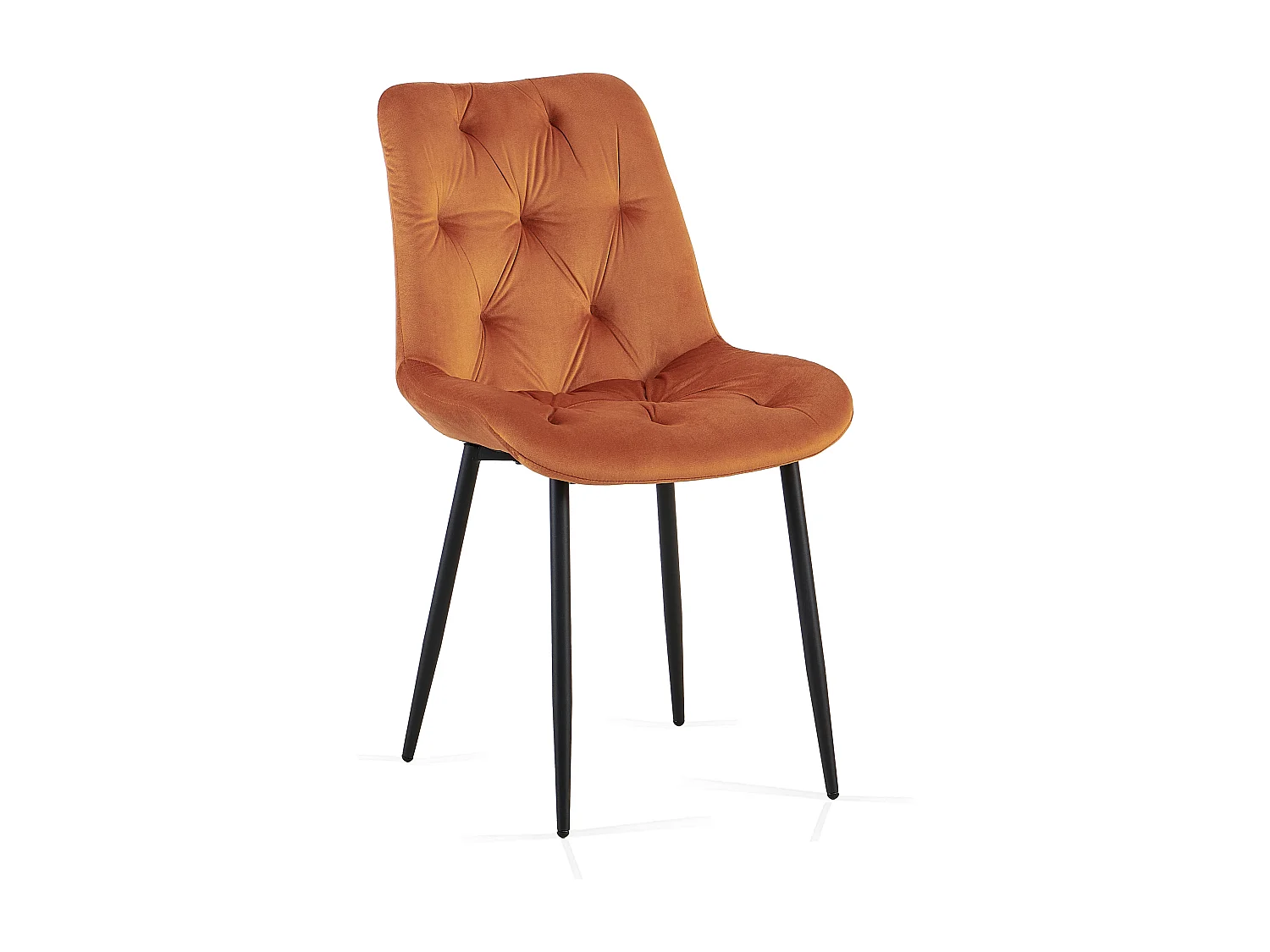 SONARA Modern Set of 4 Velvet Dining Chairs with Ergonomic Upholstered Seat