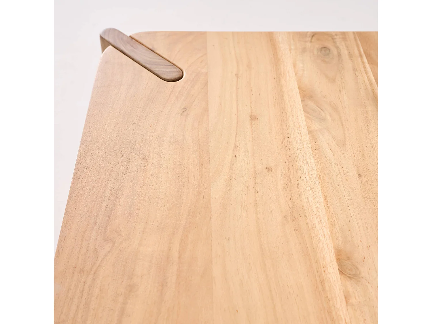 Table basse exotique carrée bois massif 80cm naturel - Reva