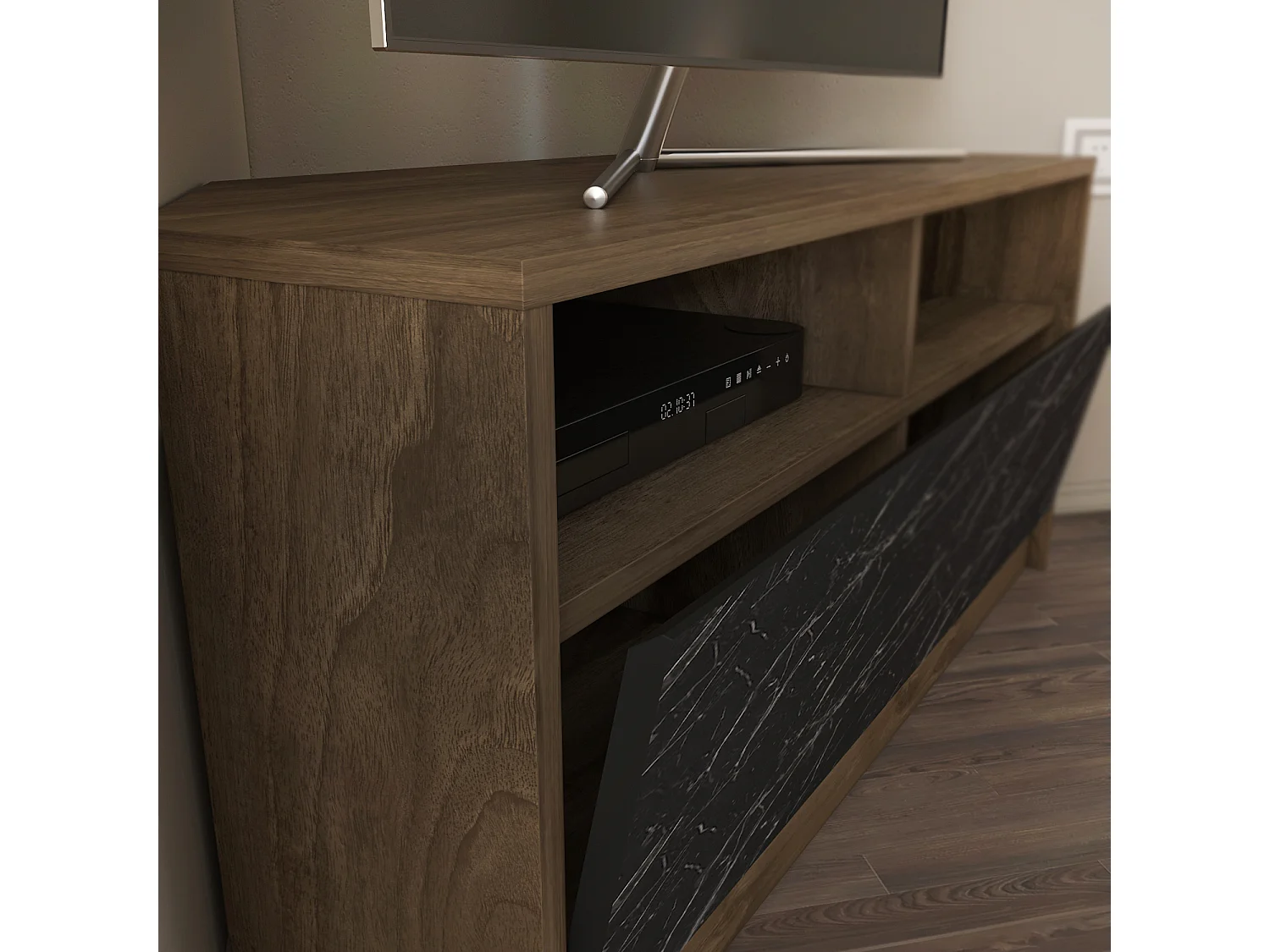 Decorotika Comero 100 cm Corner TV Unit for TVs up to 45 inches