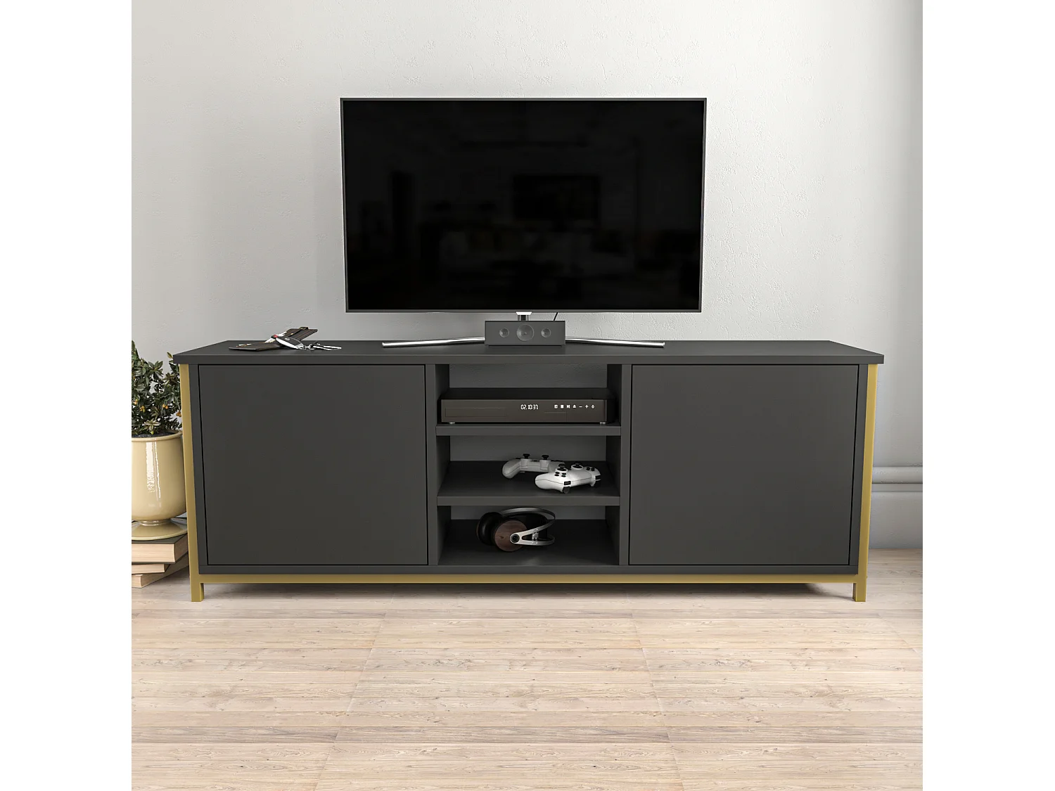 DECOROTIKA Otis TV Stand for TV's up to 63 inch