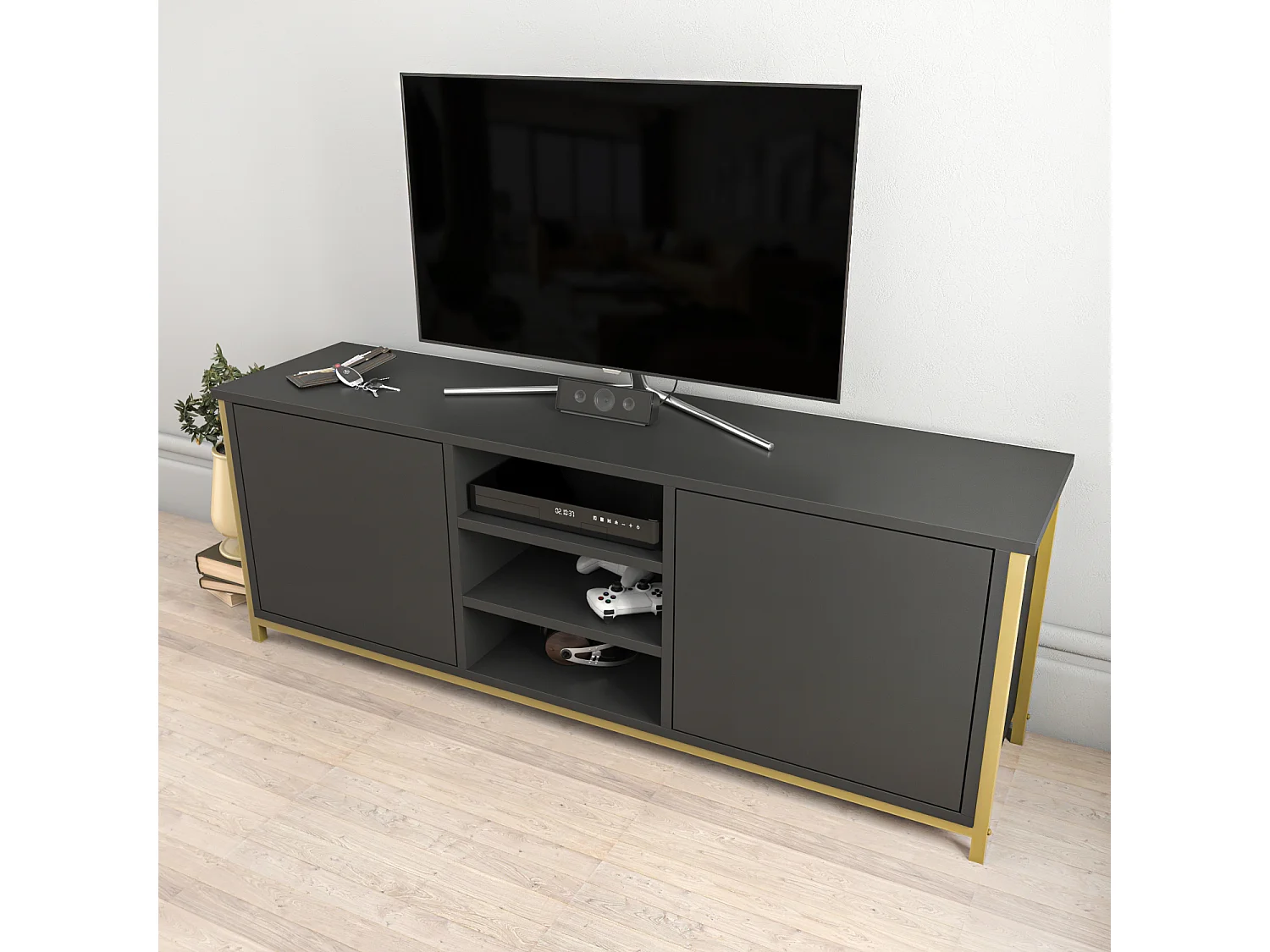 DECOROTIKA Otis TV Stand for TV's up to 63 inch