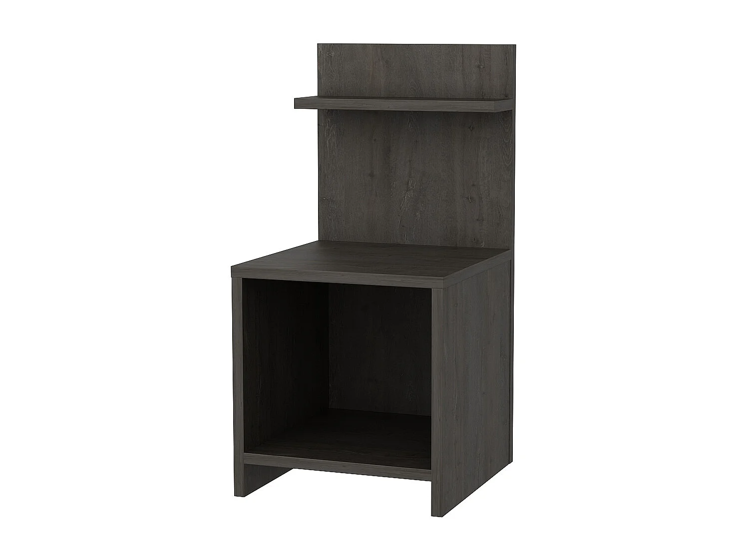 Decorotika Ullman Nightstand with Open Shelves - 35.5 cm W x 72 cm H x 37.3 cm D