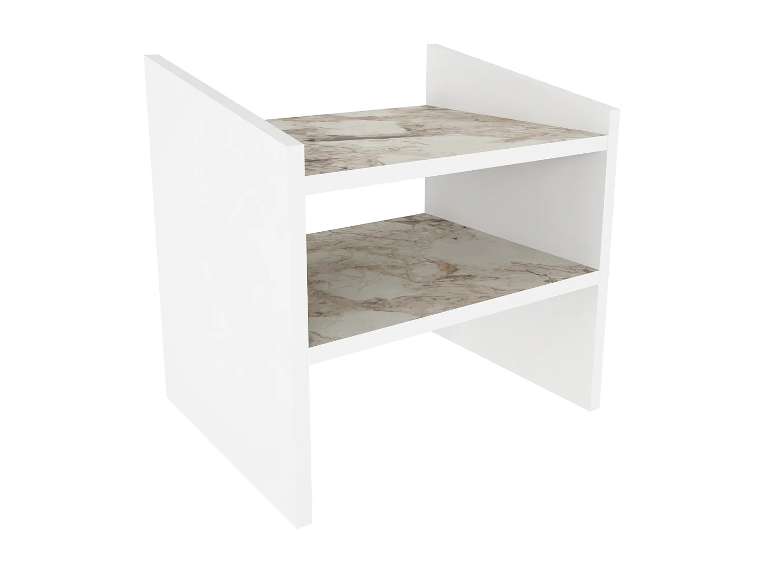 Decorotika Adin Nightstand Freestanding - 45 cm W x 45 cm H x 35 cm D