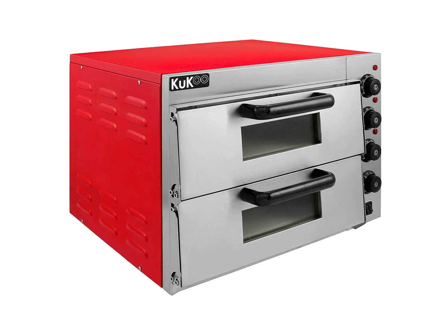 KuKoo Elektrische Pizza Oven Twee Kamers