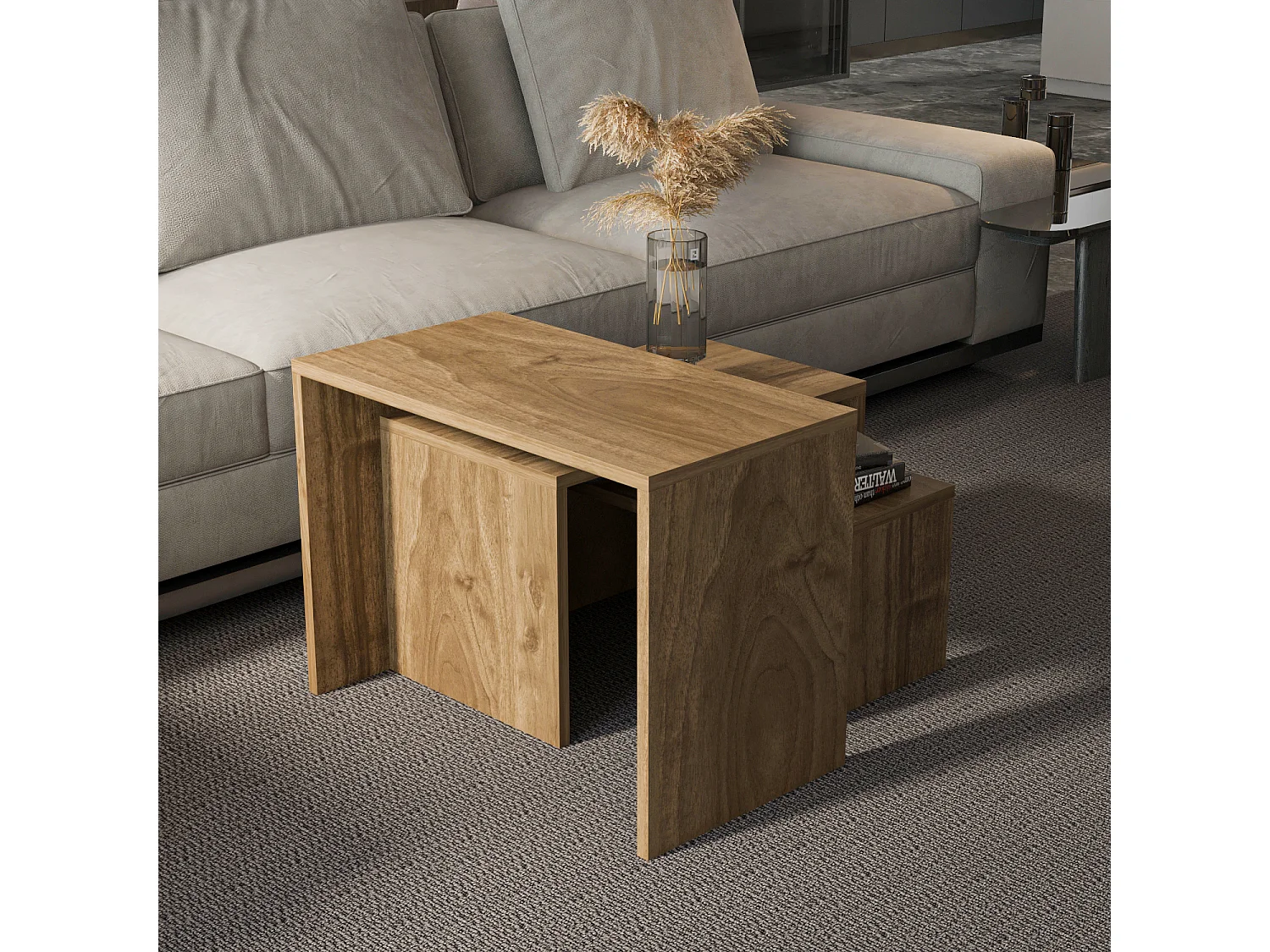 Decorotika Andro Set of 3 Nesting Tables