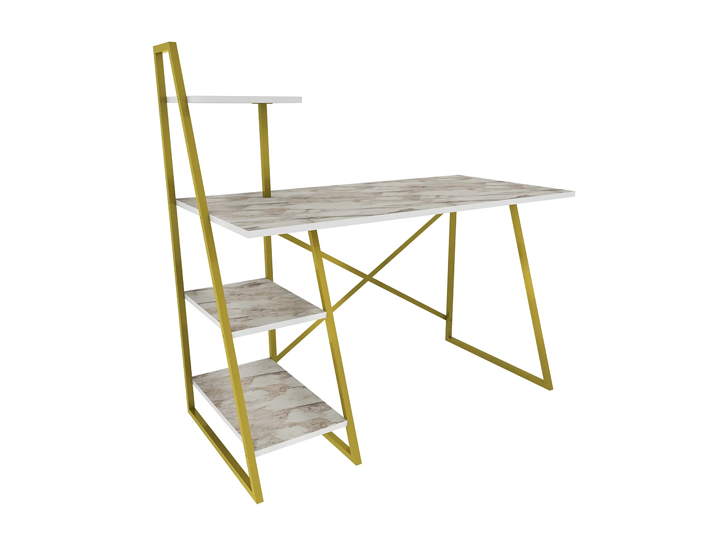 Decorotika Admira Metal Leg Writing Study Work Desk Workstation