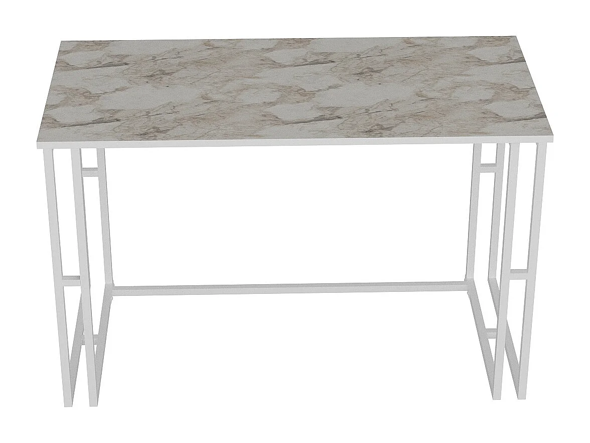 Decorotika Alfa Computer Desk with Metal Legs - H 75 cm x W 20 cm x D 60 cm