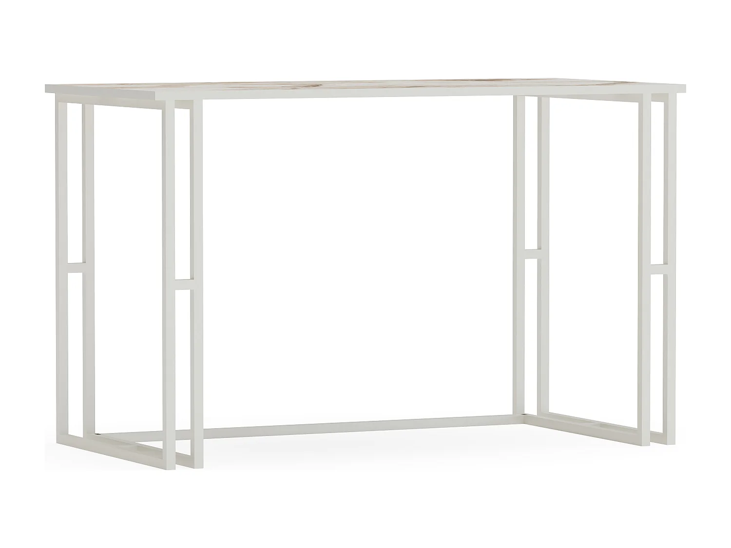 Decorotika Alfa Computer Desk with Metal Legs - H 75 cm x W 20 cm x D 60 cm