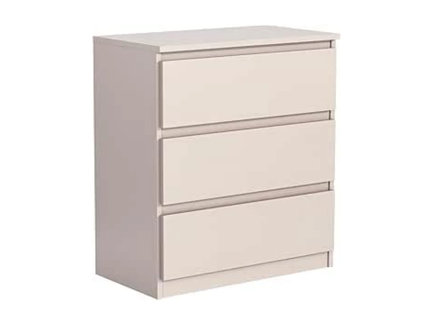 MebLocker Cómoda de 3 cajones ideal para salón, dormitorio, habitación infantil, habitación de adolescentes y oficina.