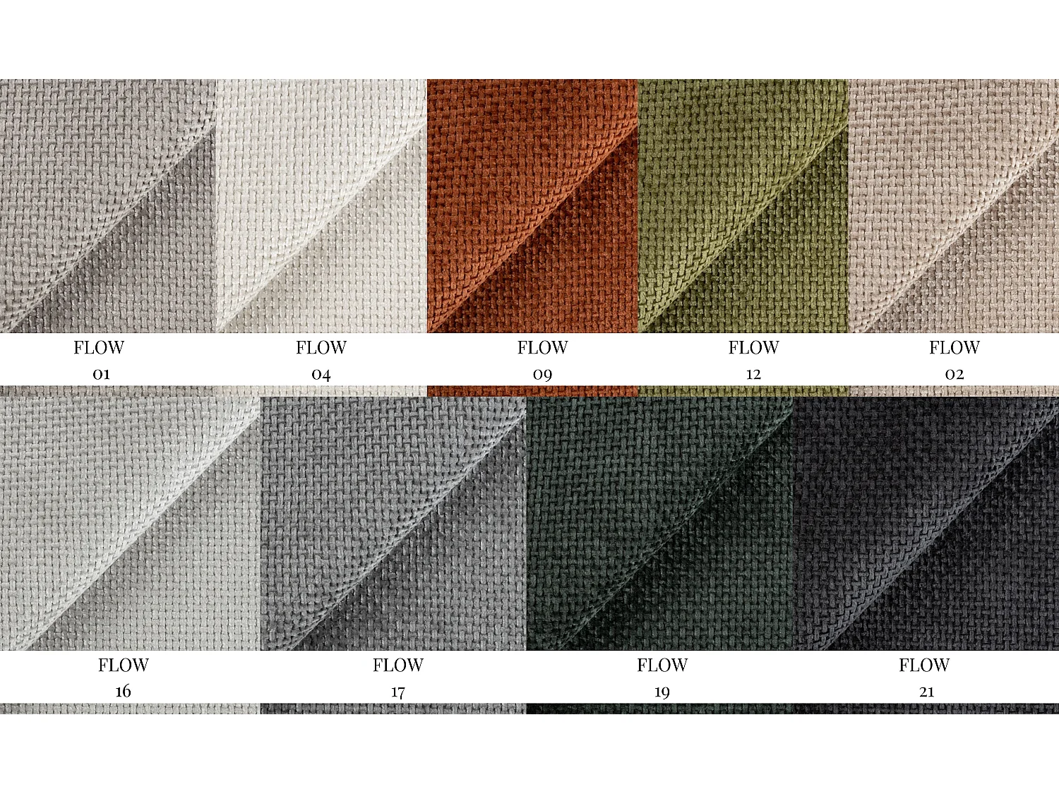 Canapé d'angle Moon, pour le salon, avec fonction couchage, Flow, droit, beige (02)