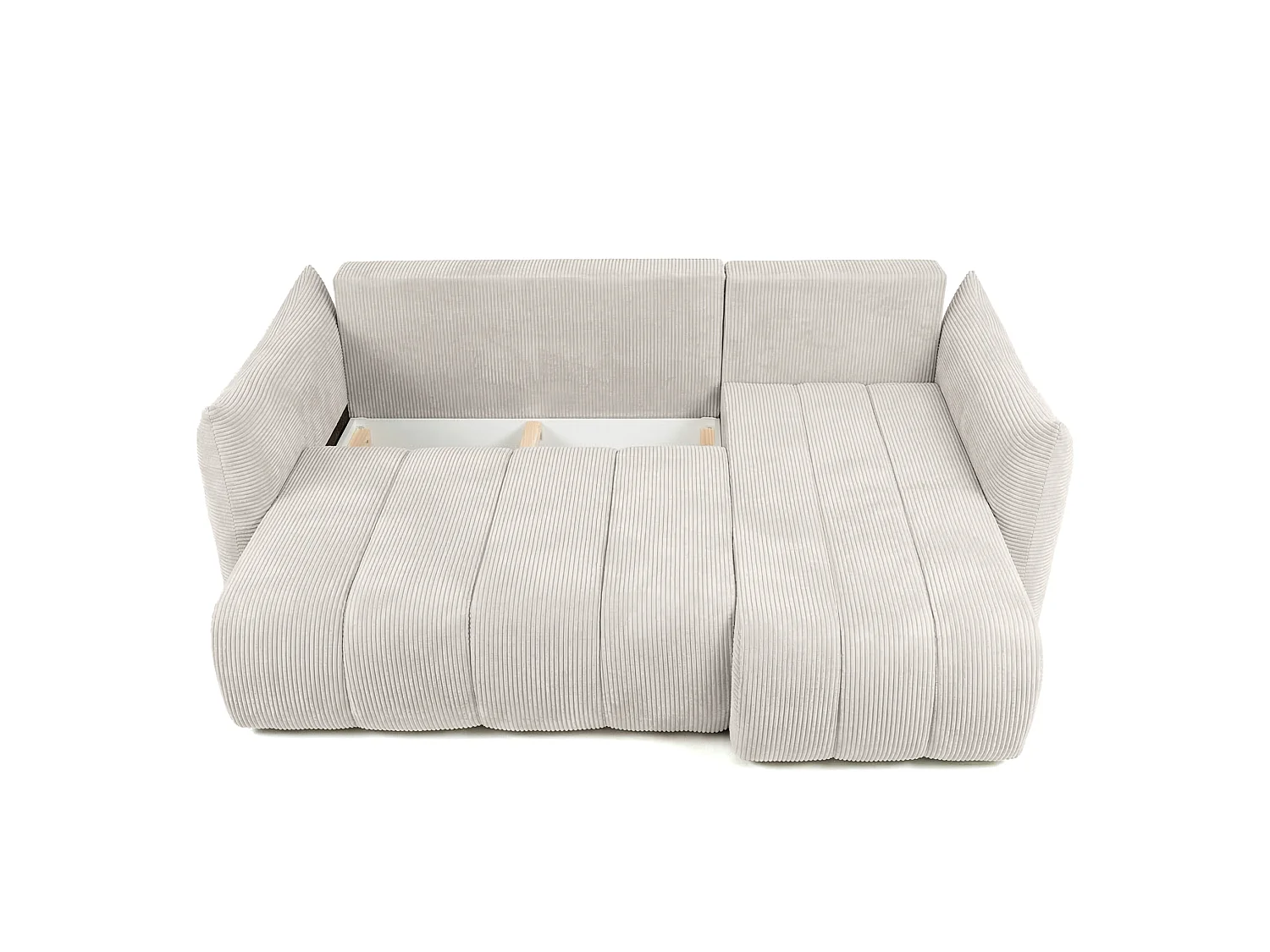 Universelles Ecksofa mit Schlaffunktion Flo Mini, Poso grau (22)