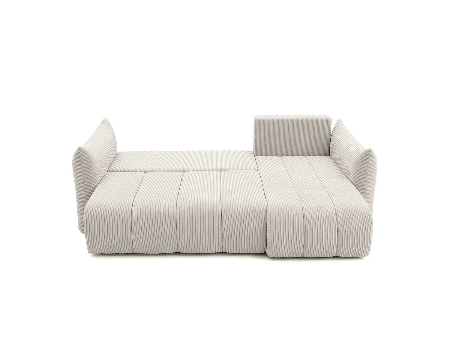 Universelles Ecksofa mit Schlaffunktion Flo Mini, Poso marineblau (05)