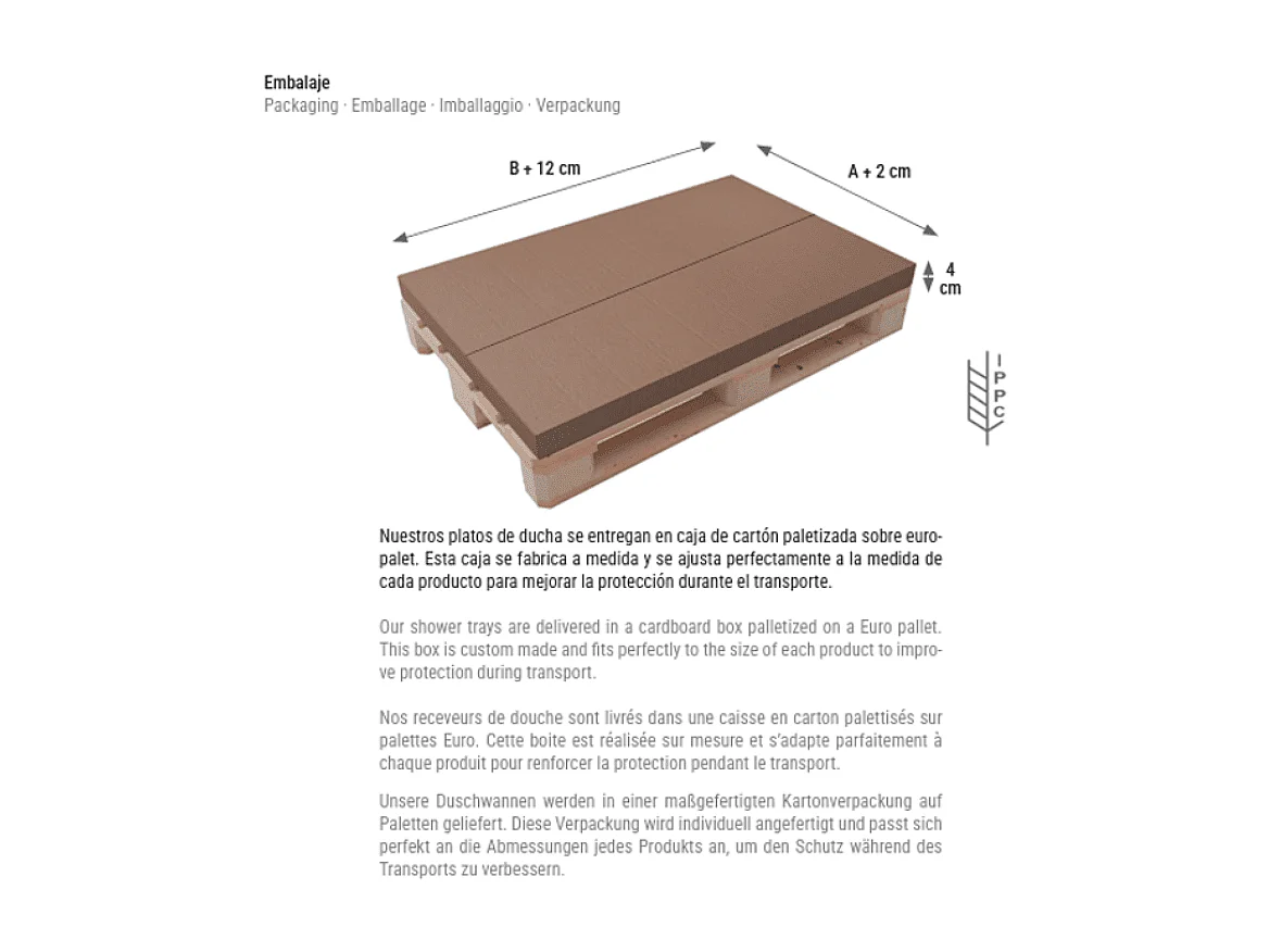 Plato de ducha pizarra OPTIMA  negro  100x215 rejilla acero inox.