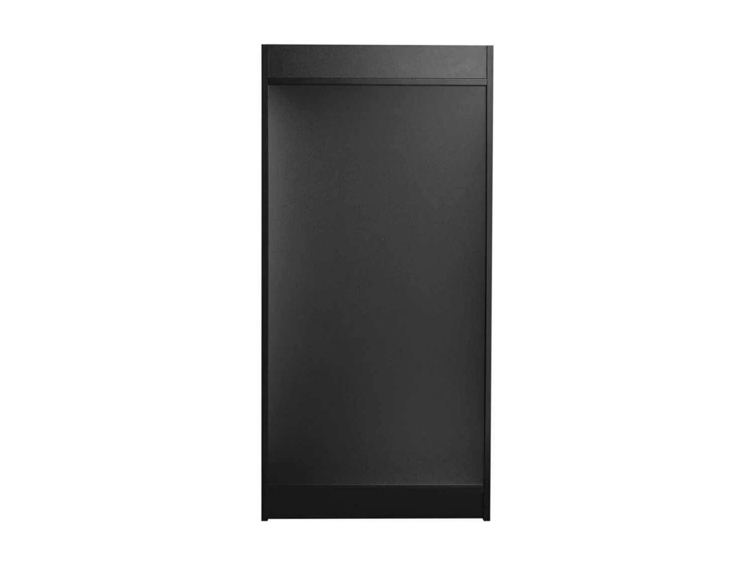 Black Wooden Litter Bin & Tray Stand