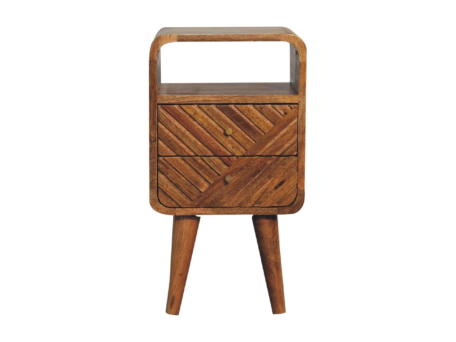 Artisan Furniture Solid Wood Mini Lille Curved Bedside