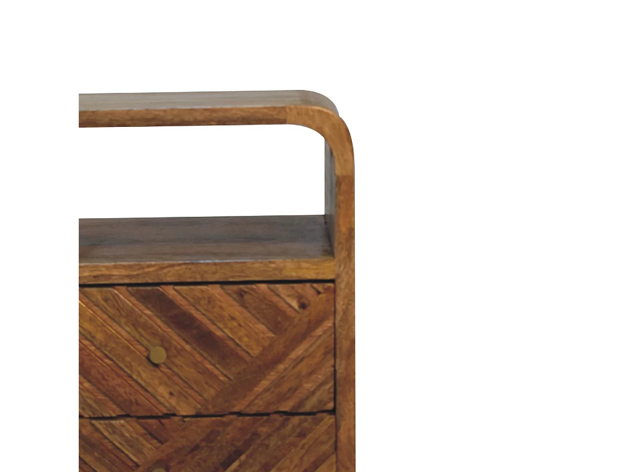 Artisan Furniture Solid Wood Mini Lille Curved Bedside