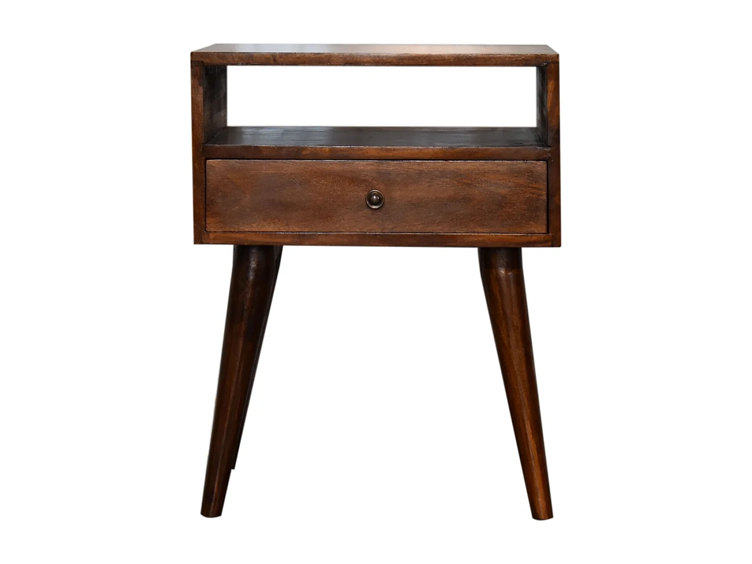 Artisan Furniture Solid Wood Modern Chestnut Solid Wood Bedside