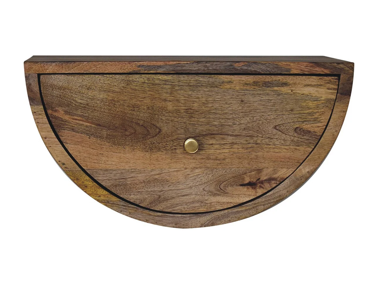 Artisan Furniture Solid Wood Crescent Floating Bedside
