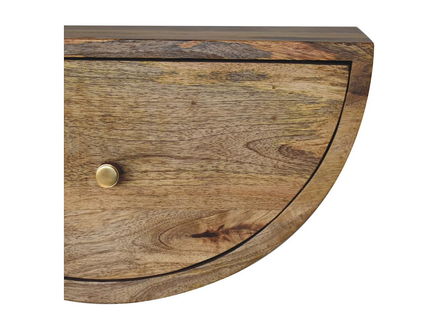 Artisan Furniture Solid Wood Crescent Floating Bedside
