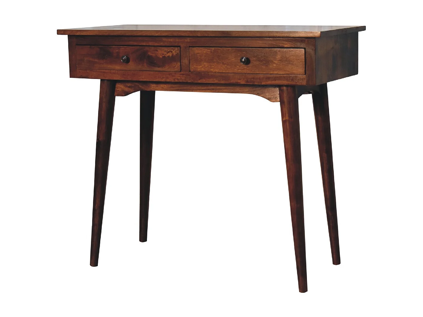 Artisan Furniture Solid Wood Chestnut Hallway 2 Drawer Console Table