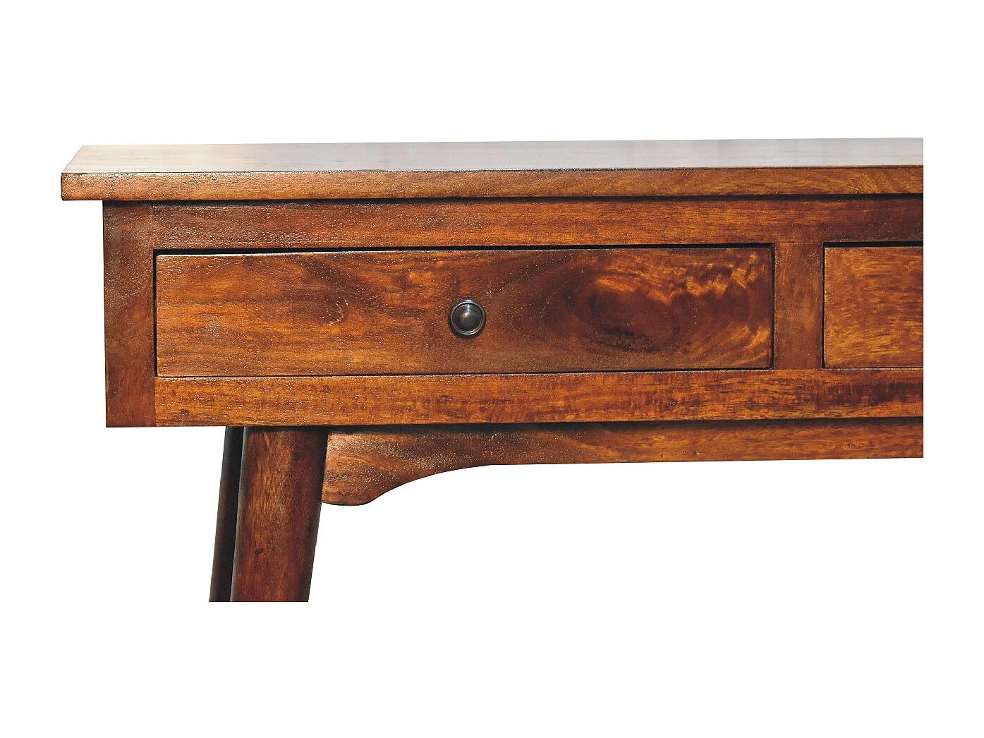 Artisan Furniture Solid Wood Chestnut Hallway 2 Drawer Console Table