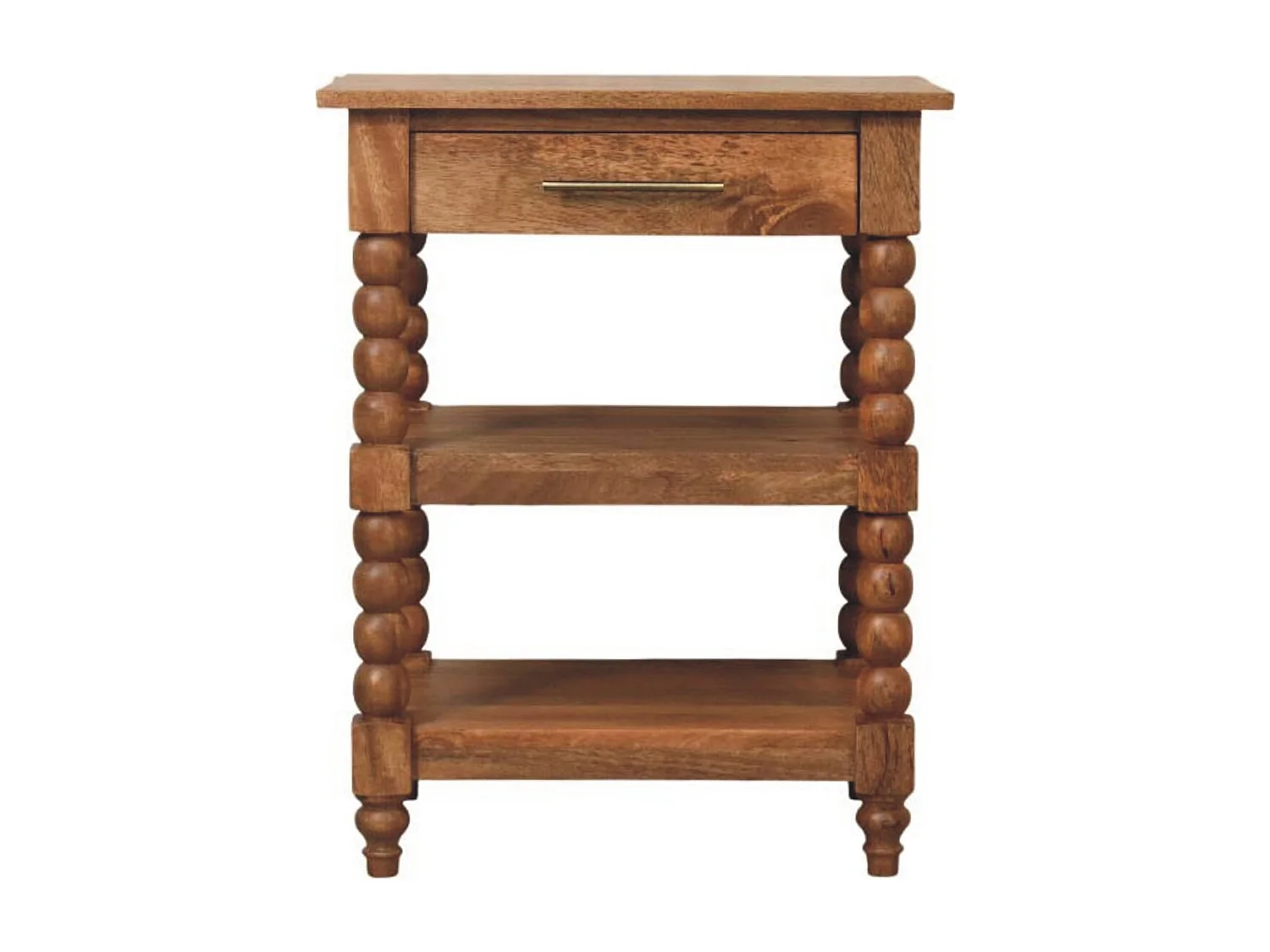 Artisan Furniture Solid Wood Spindle Side Table