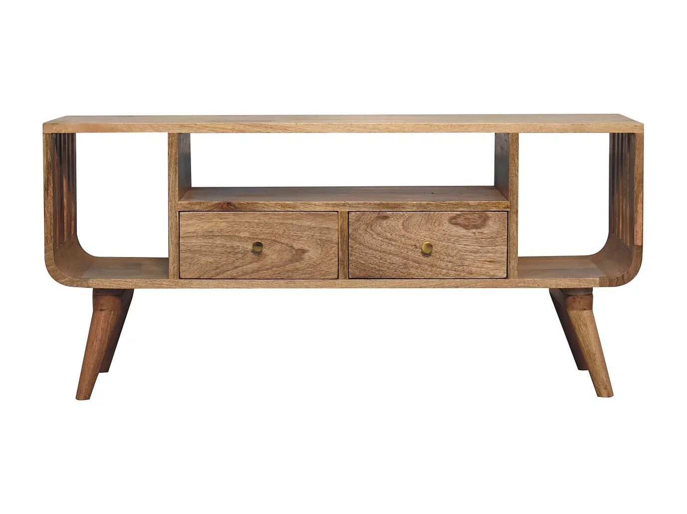 Artisan Furniture Solid Wood Soba Nordic Multi Media Unit