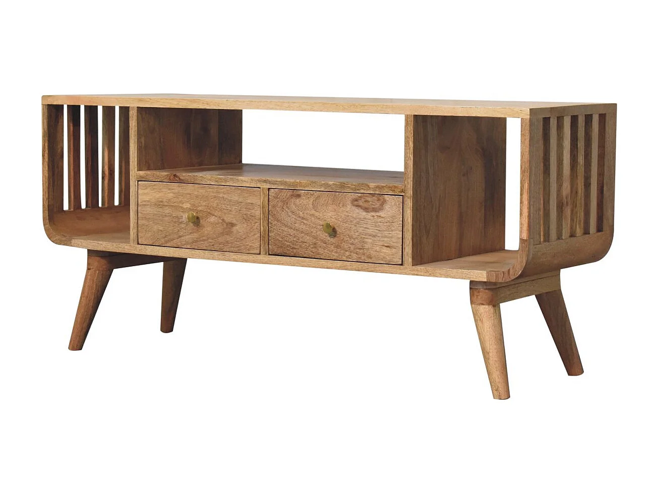 Artisan Furniture Solid Wood Soba Nordic Multi Media Unit