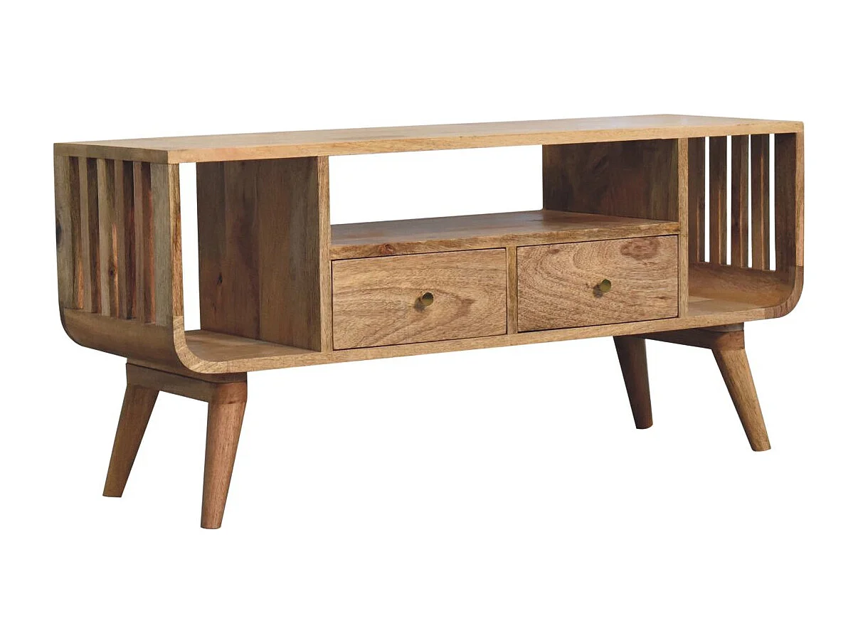 Artisan Furniture Solid Wood Soba Nordic Multi Media Unit